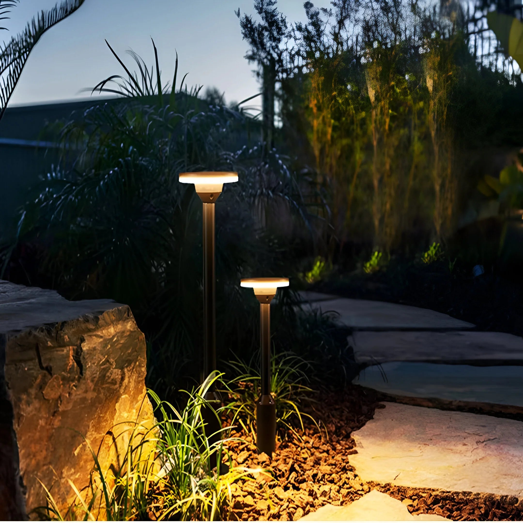 LumeHorizon – Sleek Outdoor Bollard Garden Light