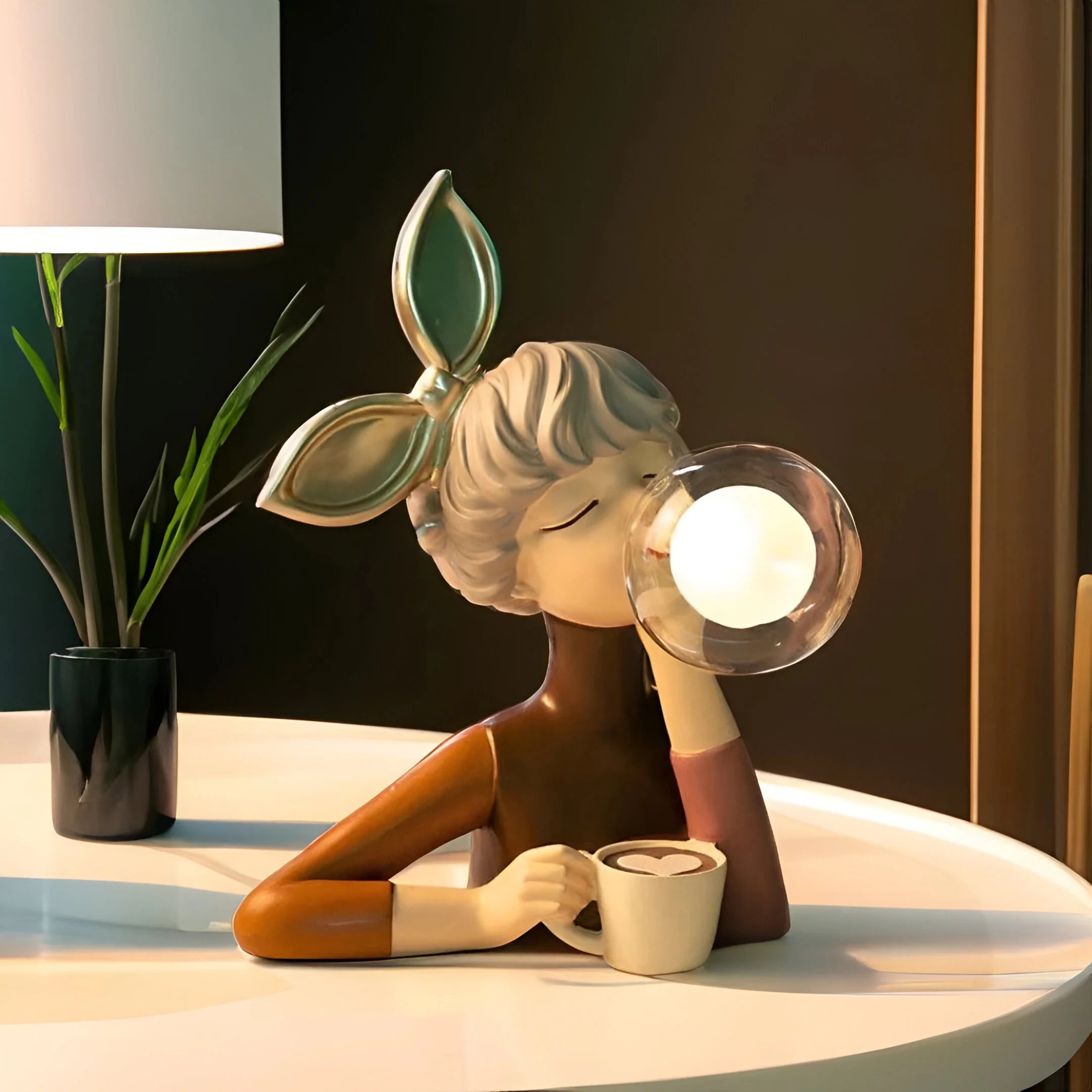 LustreGlow – Handmade Artisan Table Lamp