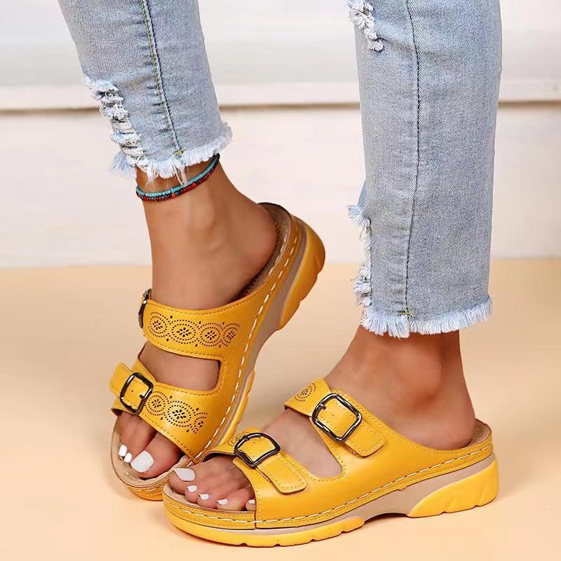 BowLift | Women's Orthopedic Sandals made of Leather