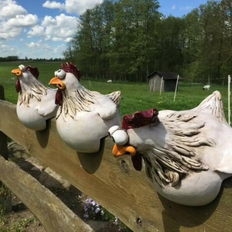 BowLift | Big Eye Hen Resin Handicraft