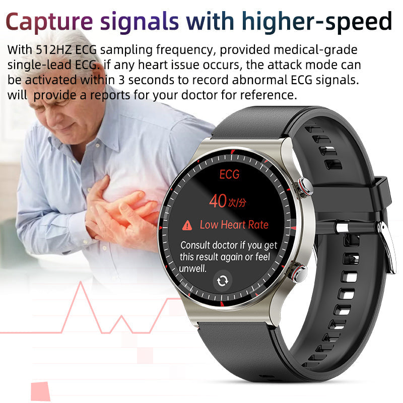 BowLift | CFDA EKG Blood Oxygen Heart Rate Health Monitoring Smart Watch