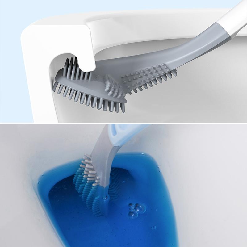 BowLift | Longer Handle Flexible Silicone Golf Toilet Brush