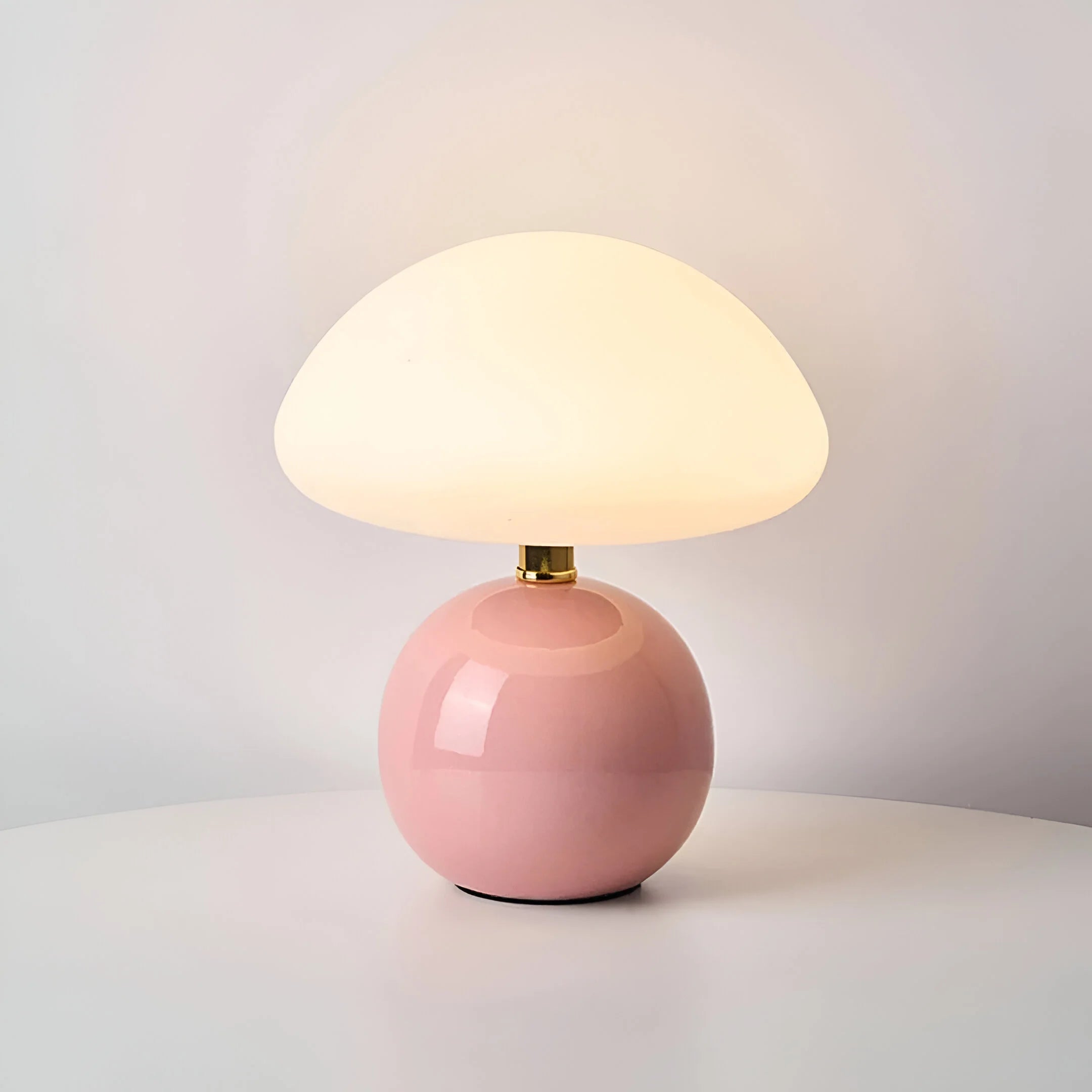 CrèmeLuxe – French Mushroom Table Lamp