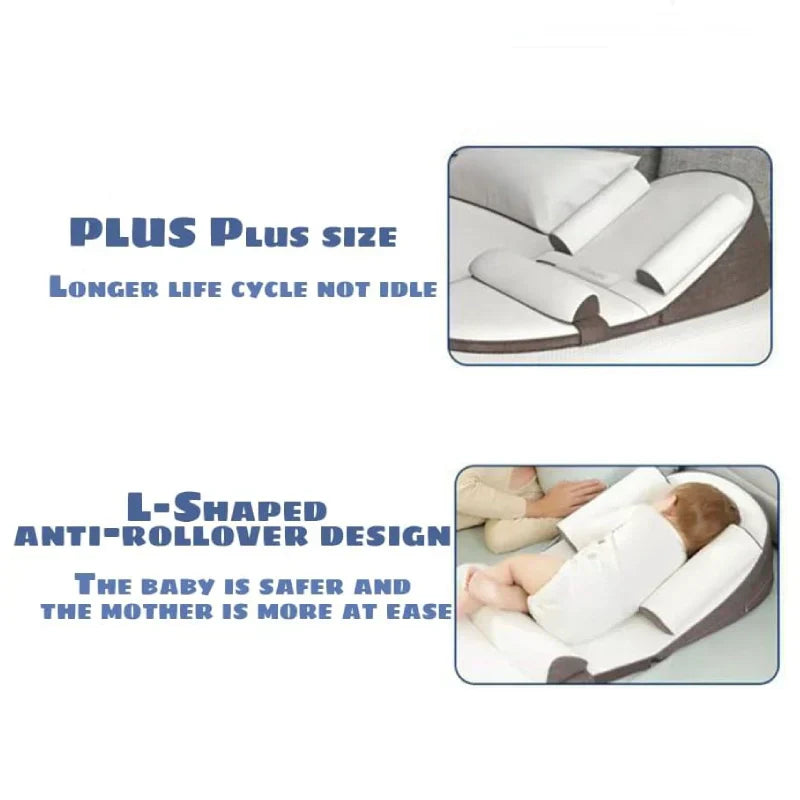 BowLift | CozySlope | Baby Wedge Pillow – Anti-Reflux Side Sleeper Support Cushion for Newborns