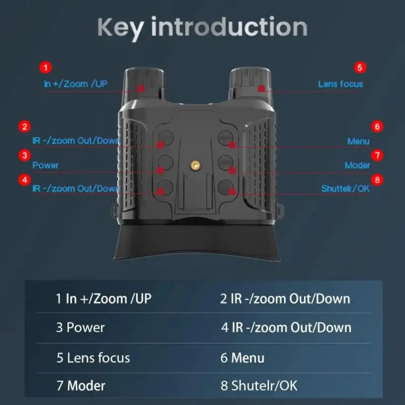 3D Night Vision IR Binoculars