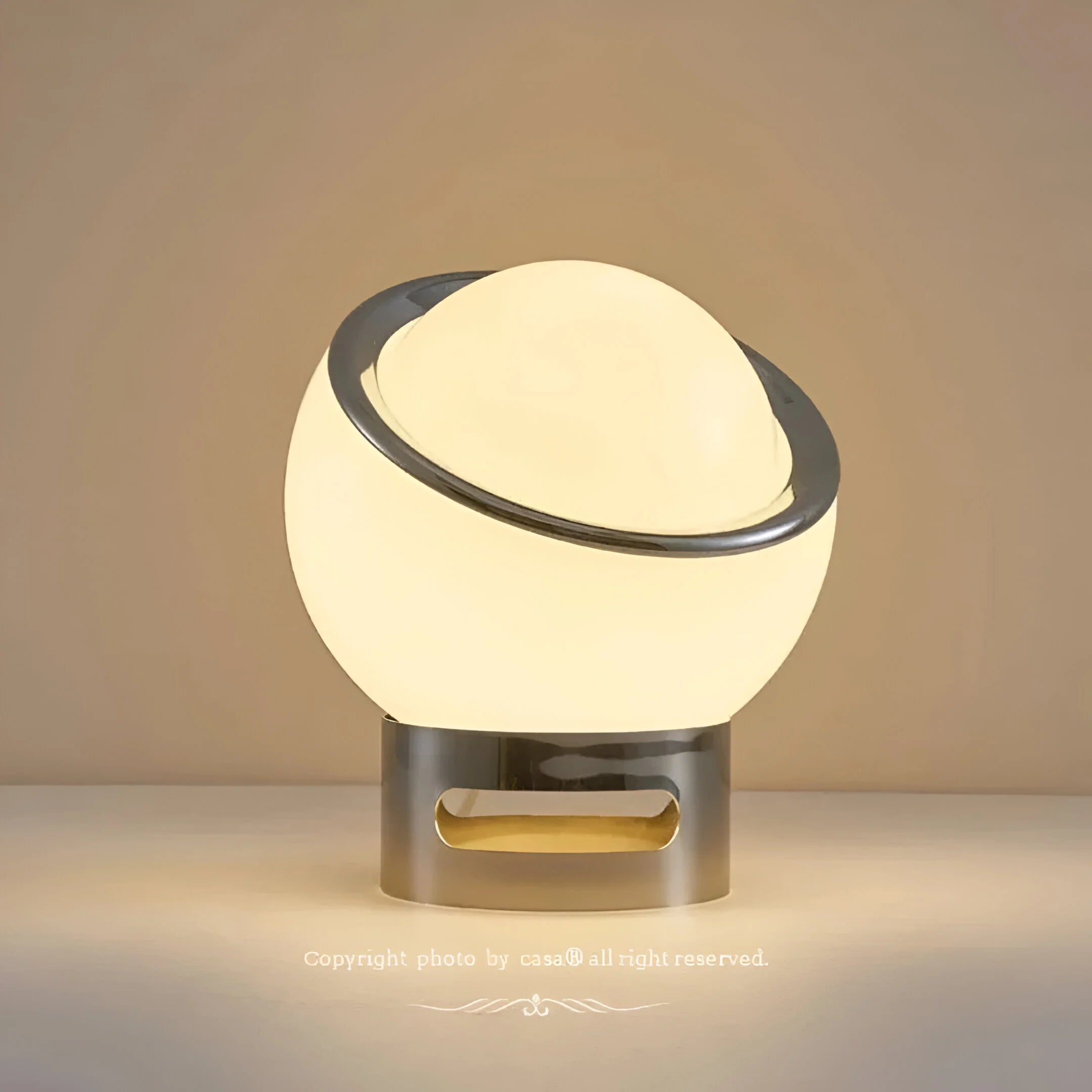 OpaliaGlow – Bauhaus Opal Glass Table Lamp