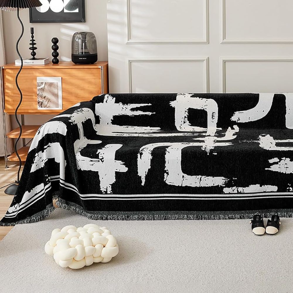 BowLift | Brushstroke Art Sofa Cover