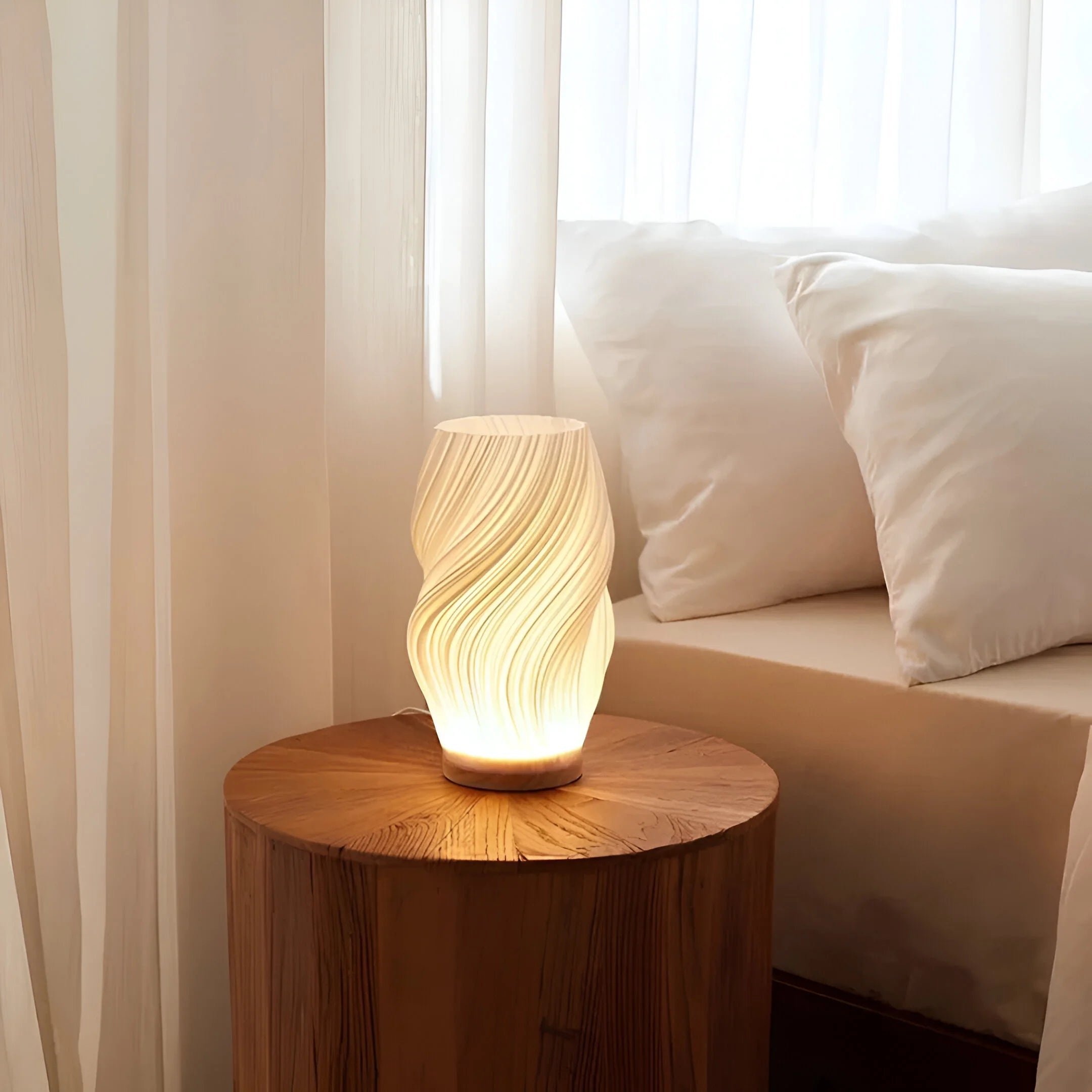 LumiGlow – Artistic 3D Table Lamp