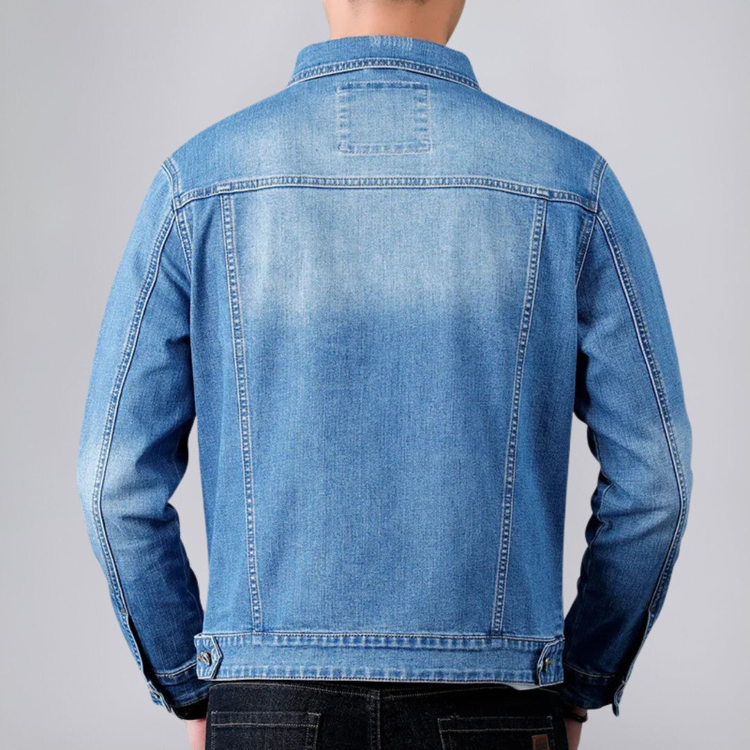 Vintage Denim Jacket with Timeless Appeal