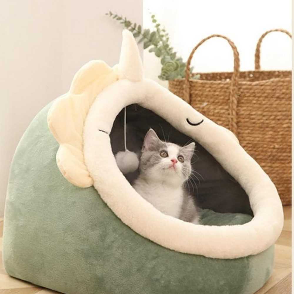 Soft Indoor Cat Cave Bed