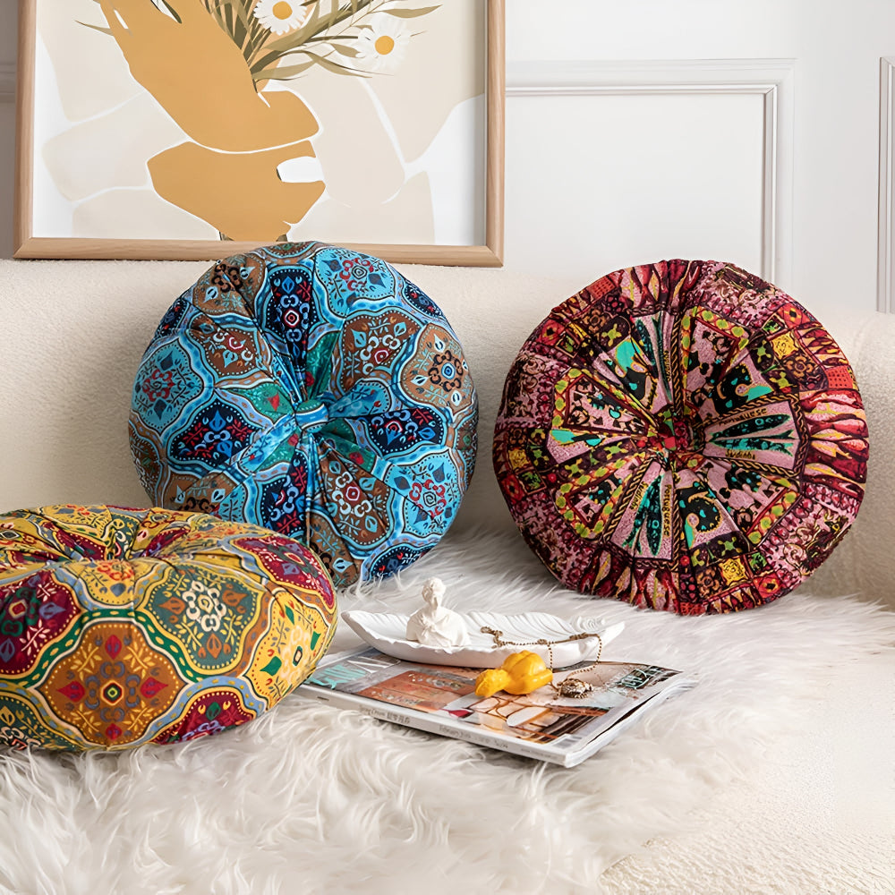 BowLift | Boho Round Seat Cushion