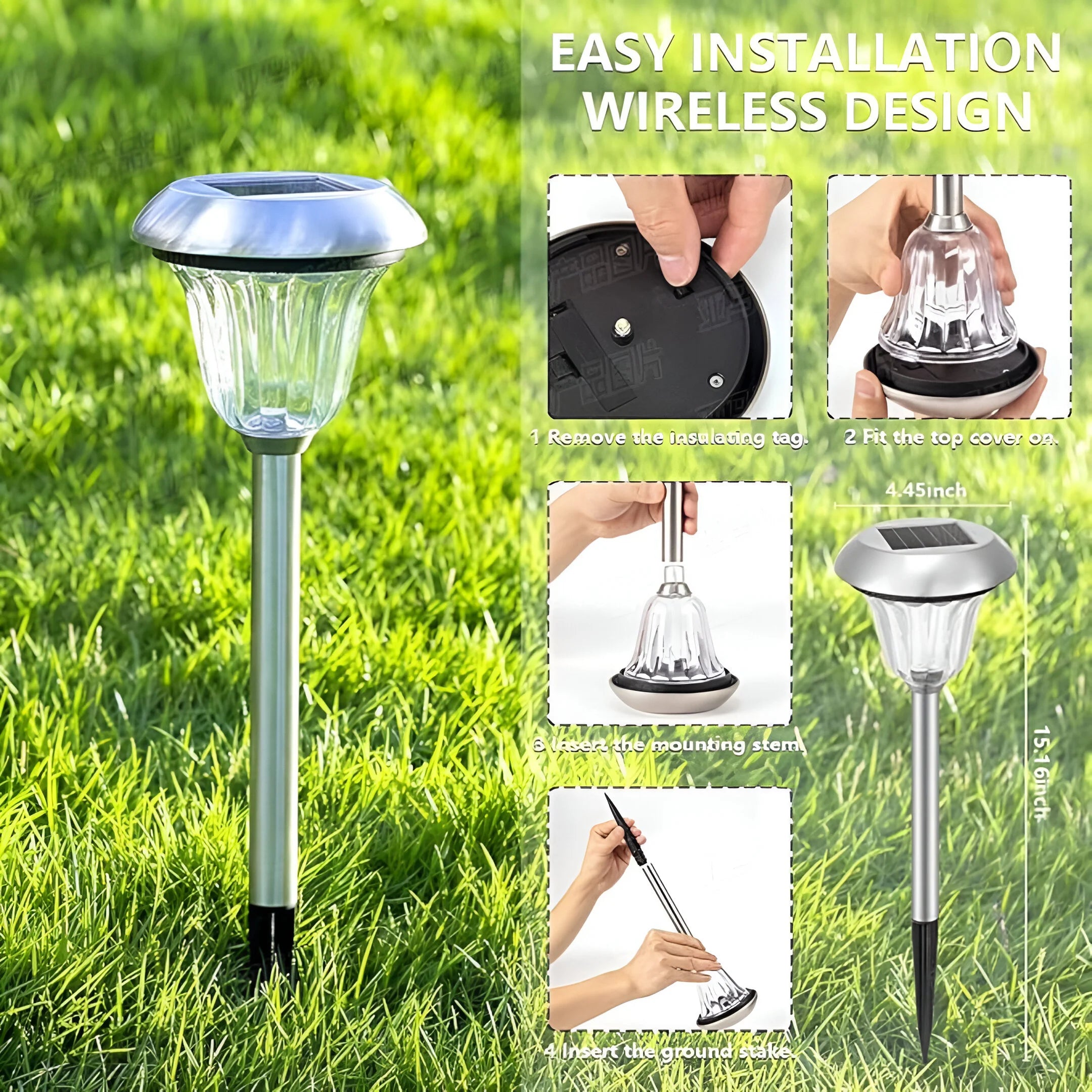 LumiArc – Solar Powered Garden Light