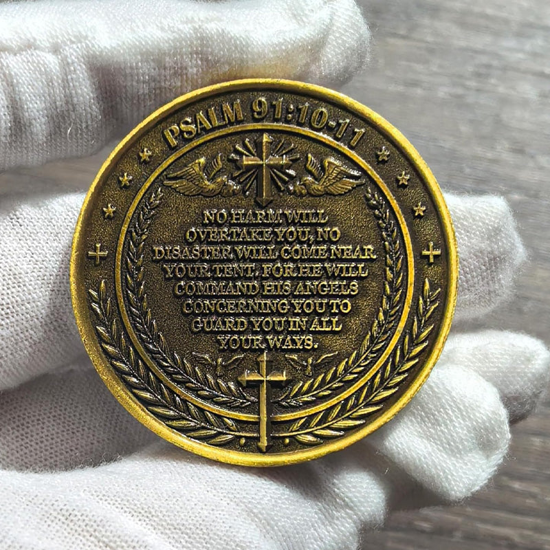 BowLift | The Archangel Michael watches over us Challenge Coin