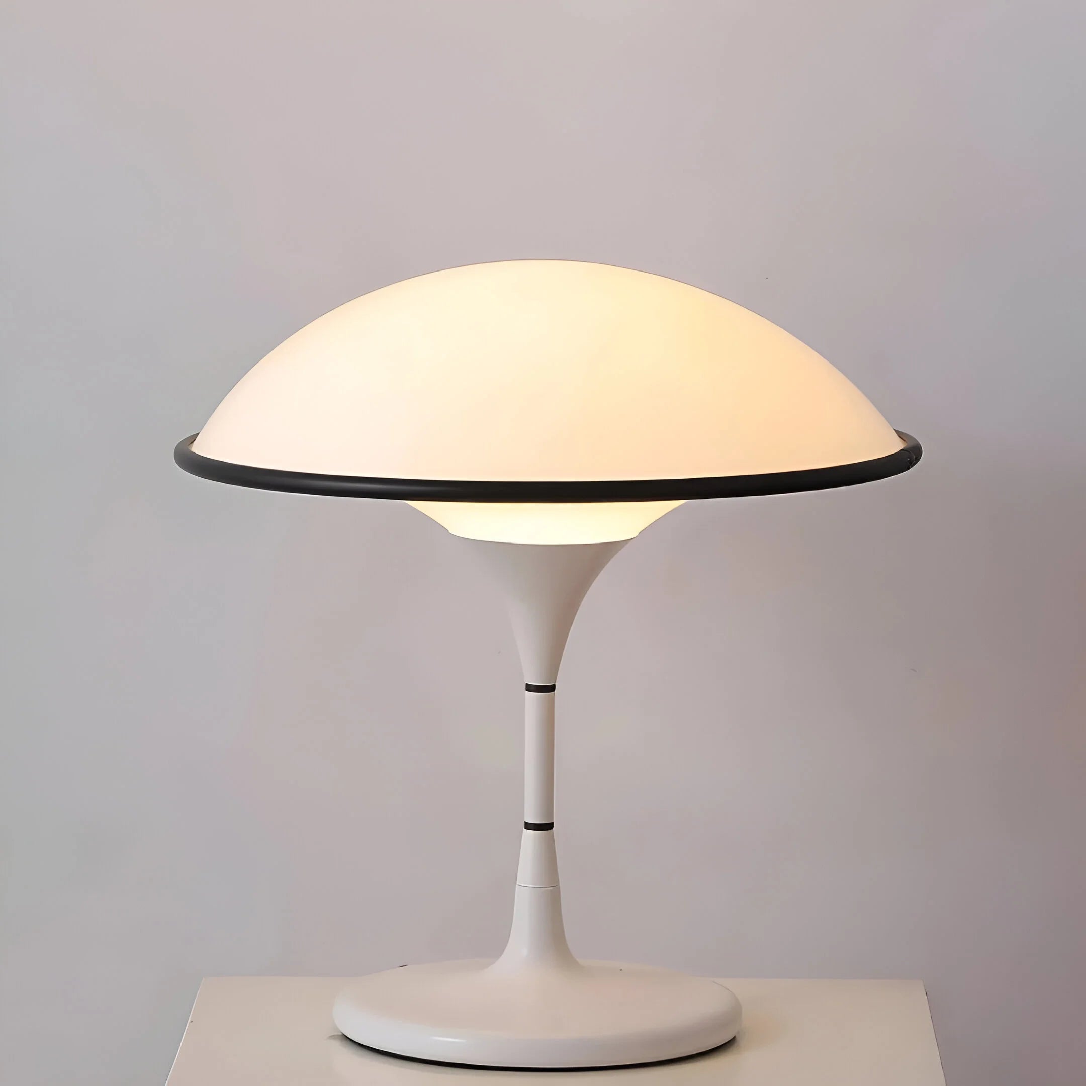 AuroraLume – Nordic Glass Shade Table Lamp