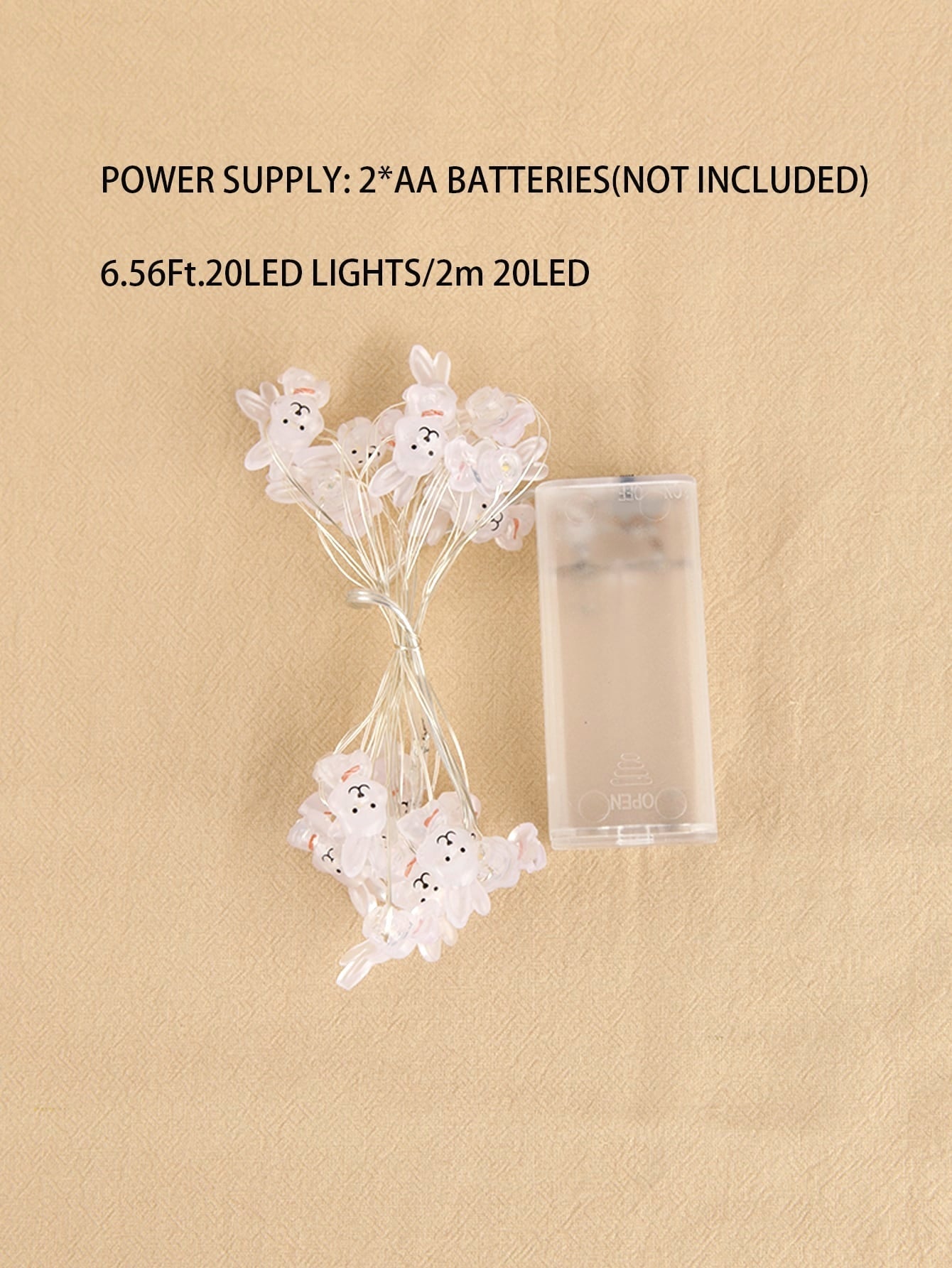 BowLift | 20 LED 2M Rabbit Fairy Lights - Novelty Lighting