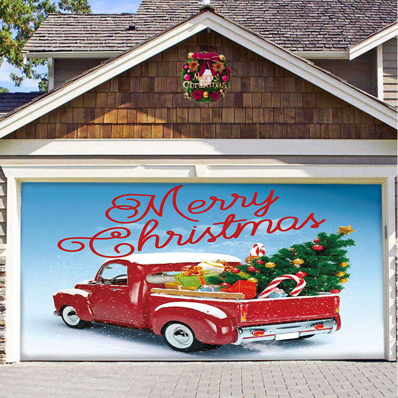 BowLift | Christmas Carsge Door Banner Ornament