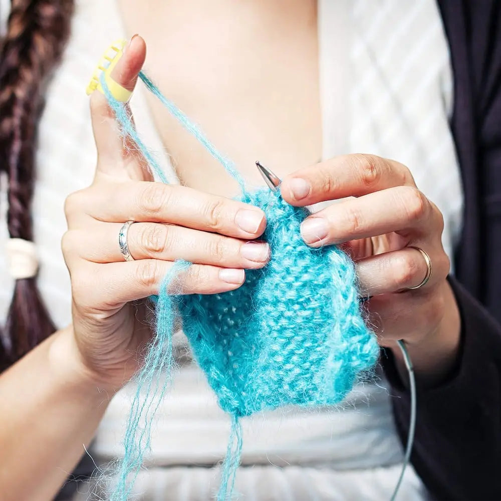 BowLift | 5-piece Set Yarn Guide Ring – for comfortable and fast knitting & crocheting!