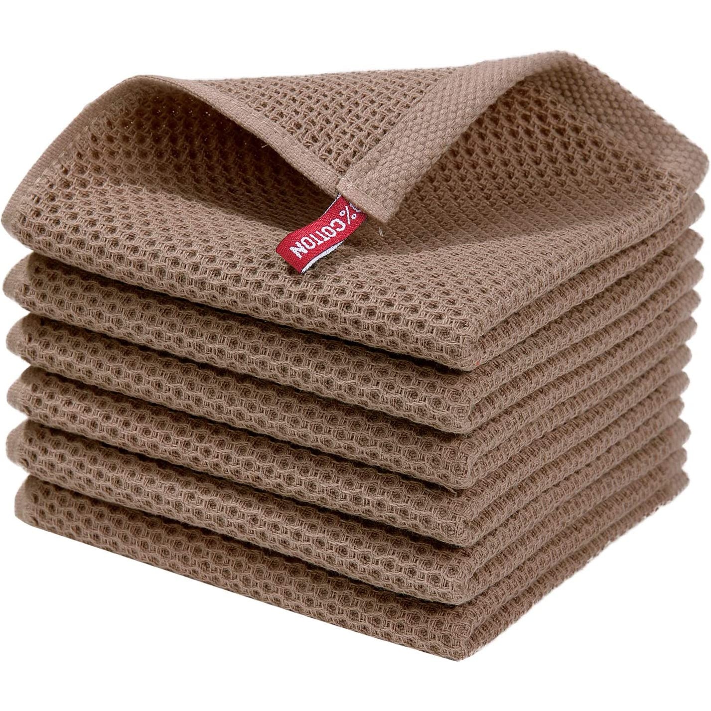 BowLift | 6-Pack: Cotton Waffle Woven Kitchen Towel