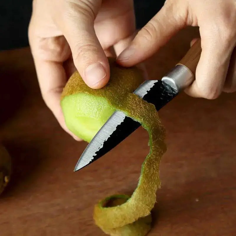 BowLift | 6-piece kitchen knife set with ergonomic wooden handles