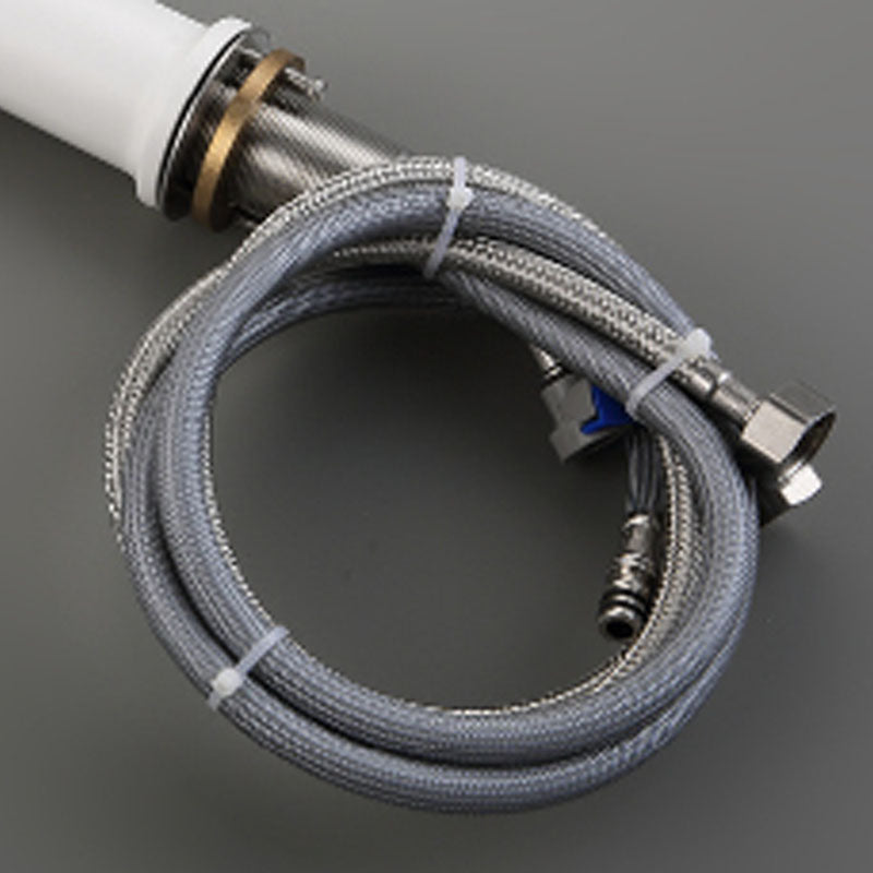 BowLift | Contemporary Single Handle Faucet Retractable Sink Faucet with Lever Handle