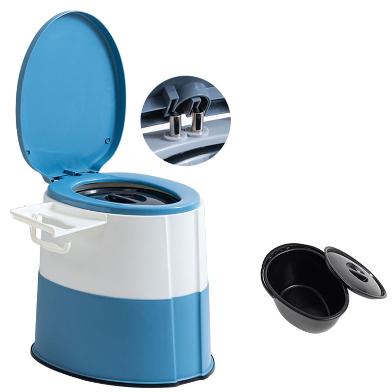 BowLift | Contemporary plastic floor-mounted toilet bowl with toilet seat for the bathroom