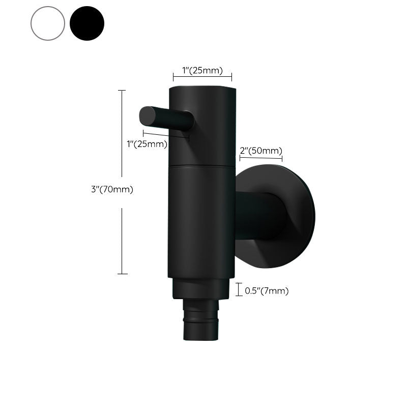 BowLift | Contemporary Wall-Mounted Bathroom Faucet One Hole Solid Brass Round Faucet