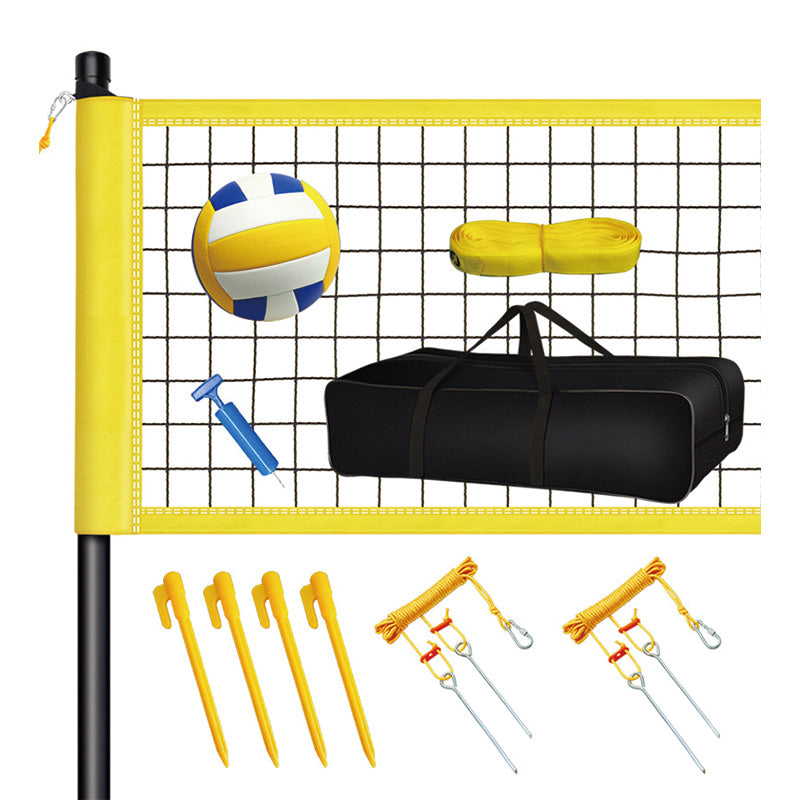 BowLift | Volleyball Equipment,Beach Volleyball Premium Set, Outdoor Portable Volleyball Net with Carrying Bag