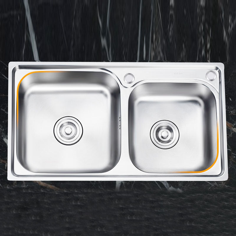 BowLift | Classic Style Kitchen Sink Stainless Steel Kitchen Sink with Drainage Hole Kit