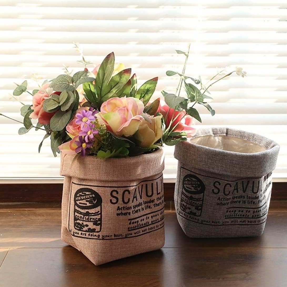 BowLift | Decorative fabric plant pot with print – Versatile storage pot for plants and decor