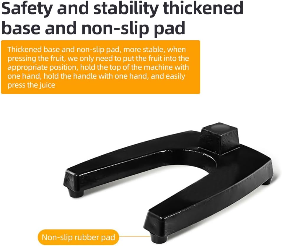 BowLift | Cast-Iron Hand Press Juicer with 99% Extraction and Stainless Steel Build – Orvado