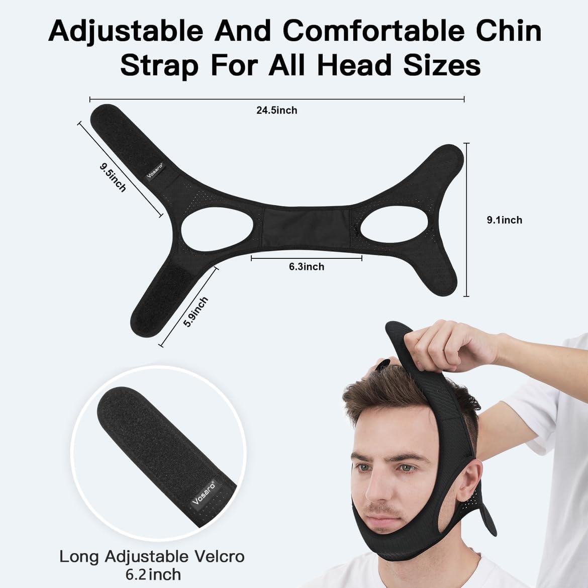BowLift | Anti-Snore Chin Strap for Sleep Apnea
