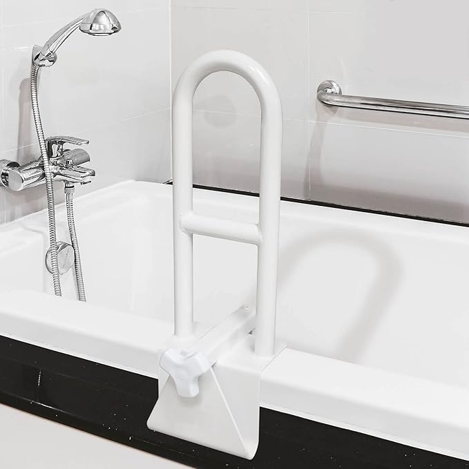 BowLift | Bathtub Safety Grab Bar for Seniors & Mobility Support – No Drill, Secure Bathroom Handle