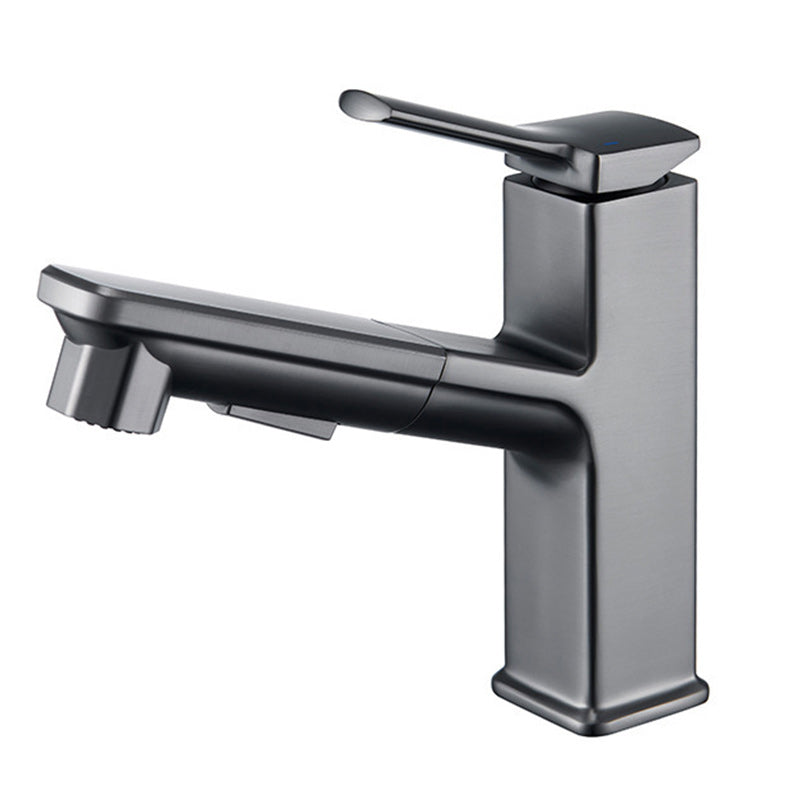 BowLift | Contemporary Container Faucet Lever Handles Low Arc Copper Container Faucet