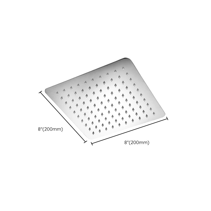 BowLift | Wall Mounted Fixed Shower Head Modern Style Metal Shower Head