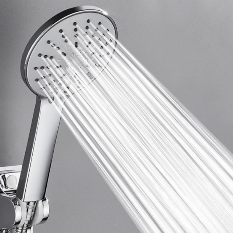 BowLift | Wall Mounted Round Shower Modern Style Metal Double Shower Heads