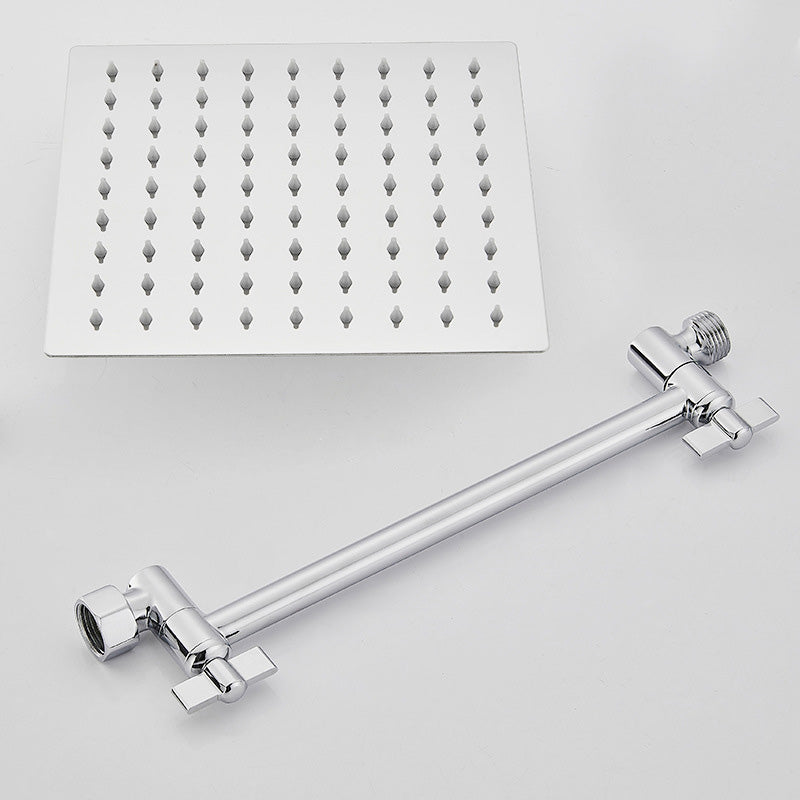 BowLift | Wall Mounted Adjustable Shower Head Modern Square Metal Shower Head