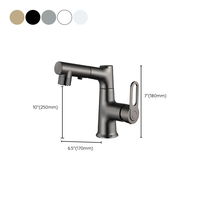 BowLift | Contemporary Style Center Sink Faucets Lever Handles Faucets for Bathroom