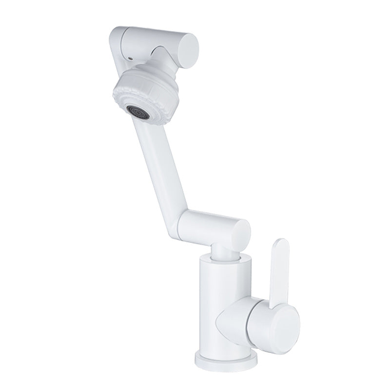 BowLift | Swivel Spout Bathroom Faucet Single Hole Basin Faucet with Lever Handle