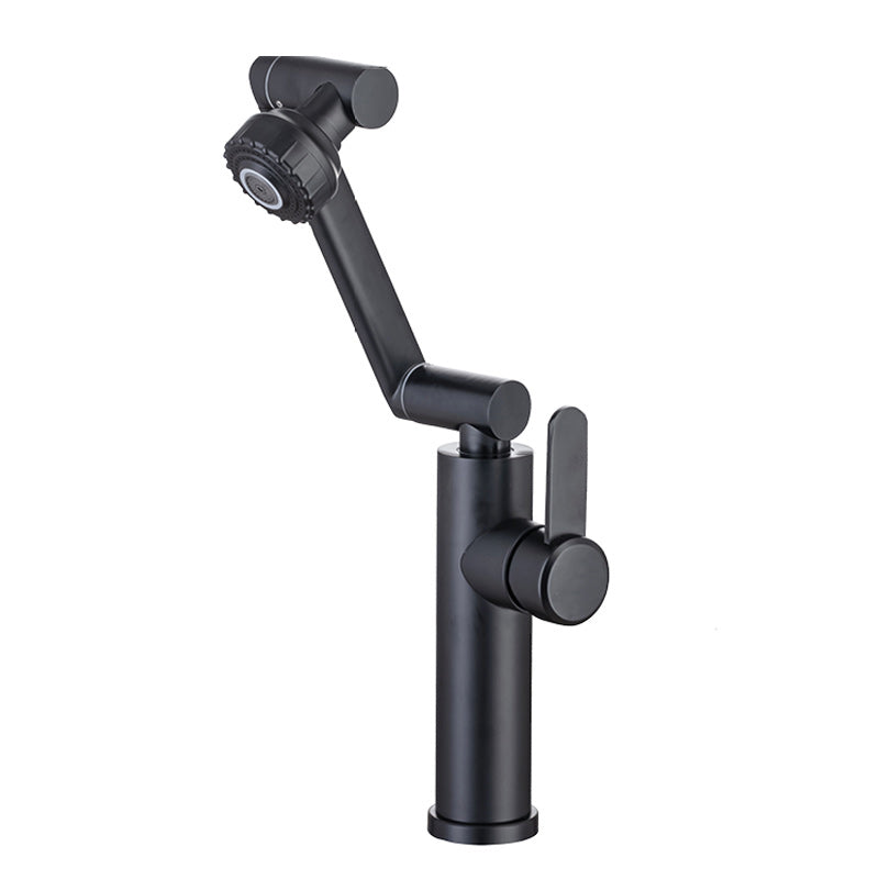 BowLift | Swivel Spout Bathroom Faucet Single Hole Basin Faucet with Lever Handle