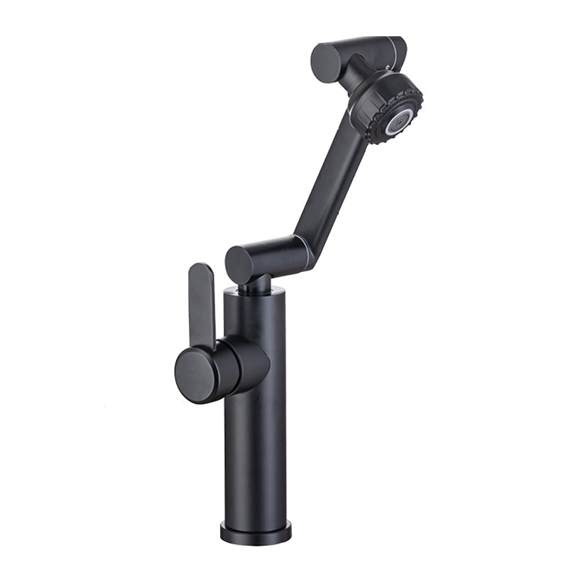BowLift | Swivel Spout Bathroom Faucet Single Hole Basin Faucet with Lever Handle