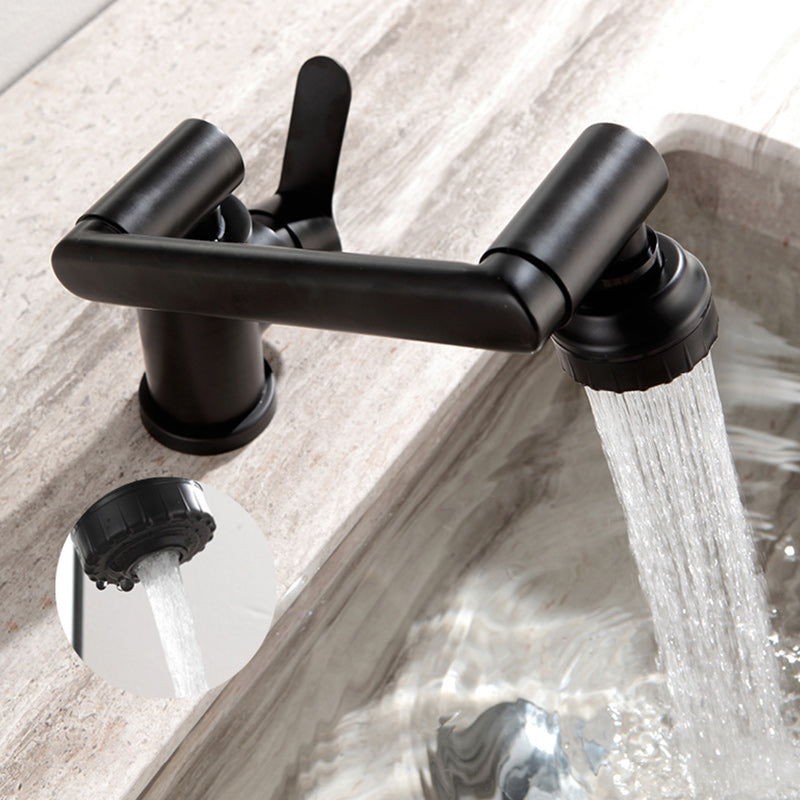 BowLift | Swivel Spout Bathroom Faucet Single Hole Basin Faucet with Lever Handle
