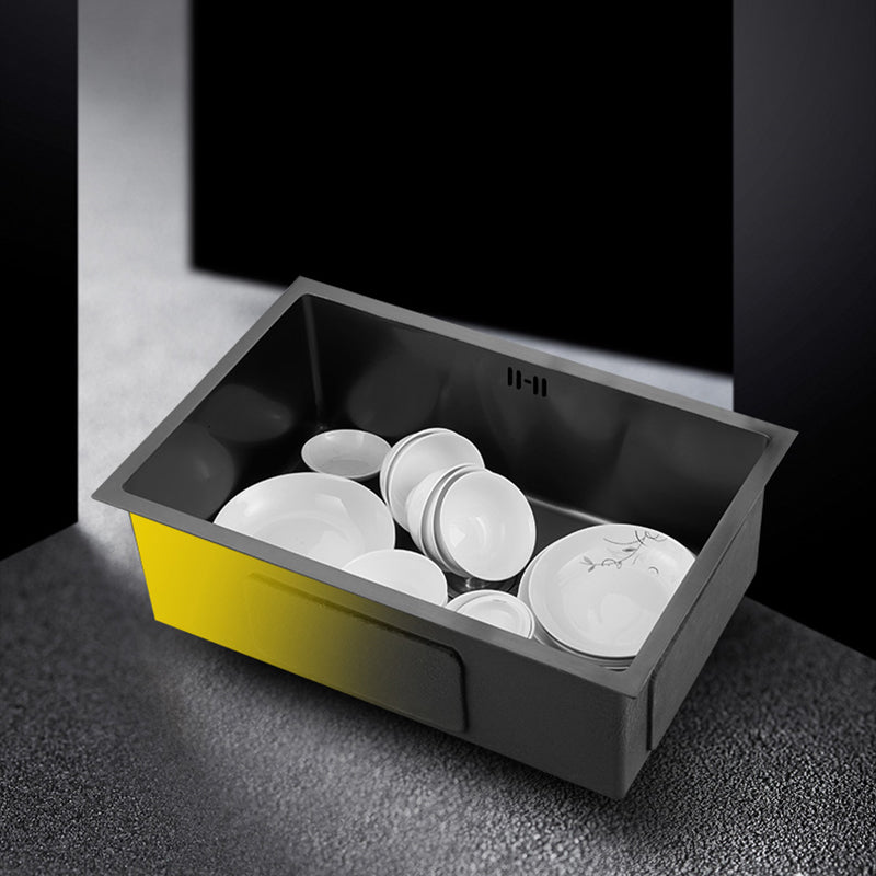 BowLift | Classic sink made of stainless steel built-in sink with scratch-resistant basin for the kitchen