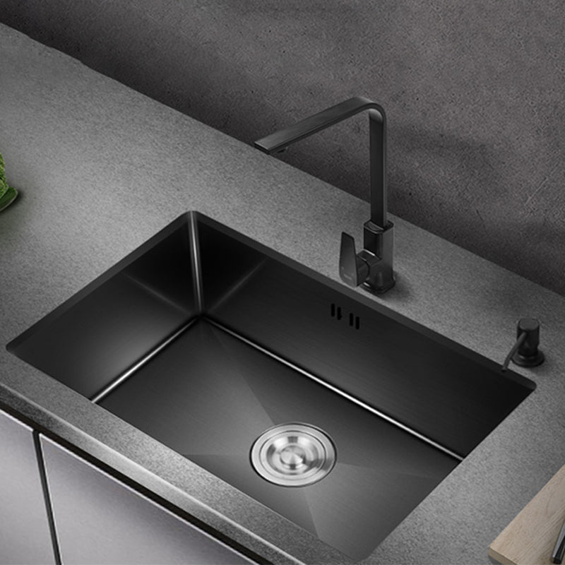 BowLift | Classic sink made of stainless steel built-in sink with scratch-resistant basin for the kitchen