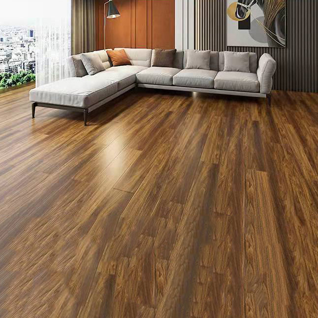BowLift | 49"x8" width E0 natural solid wood laminate flooring, click-lock, waterproof