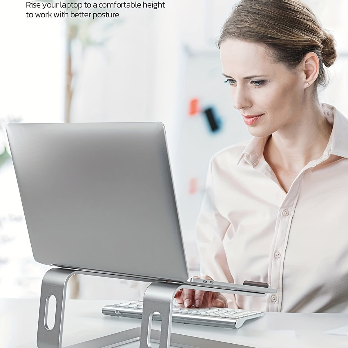 BowLift | Aluminium Laptop Stand – Ergonomic and Ventilating
