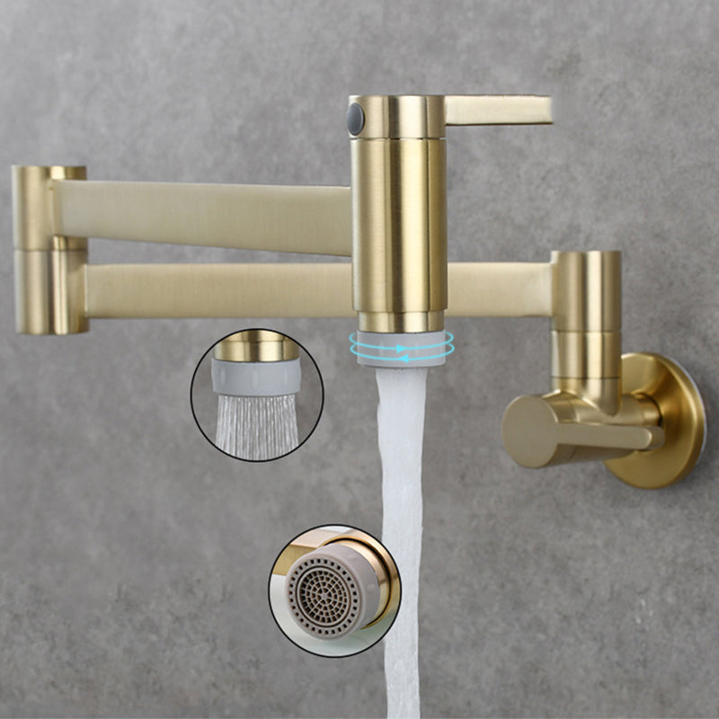 BowLift | Beautiful Wall Mounted Brass Fixtures Stain Resistant Wall Mounted Bathroom Faucet