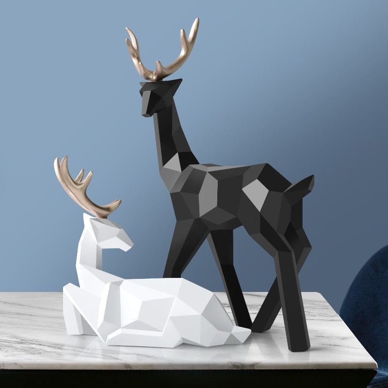 BowLift | Abstract Deer Figures Pair
