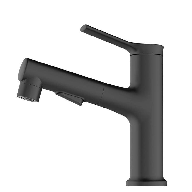 BowLift | Round Vessel Sink Bathroom Faucet Simple Style Faucet with Brass Material
