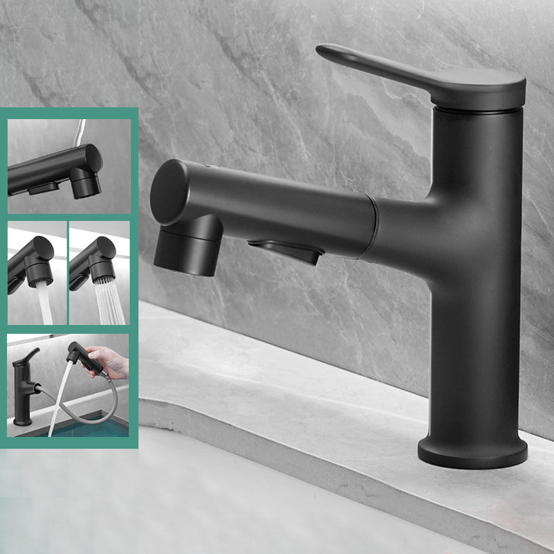 BowLift | Contemporary Single Color Faucet Low Arc Centerset Sink Faucet for Bathroom