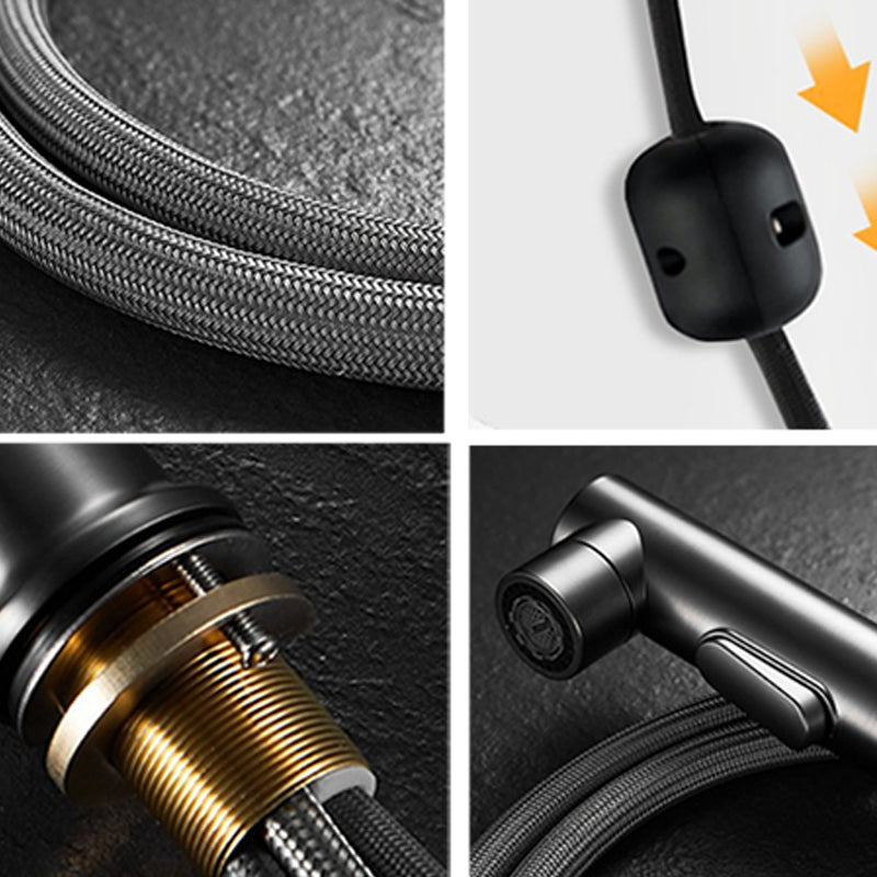 BowLift | Contemporary Single Color Faucet Low Arc Centerset Sink Faucet for Bathroom